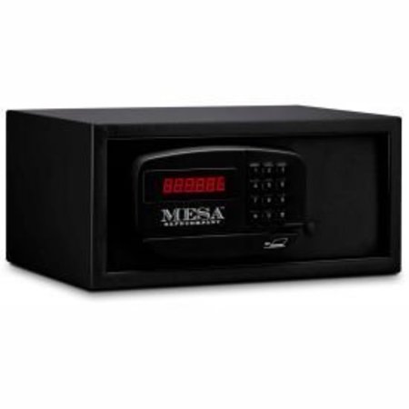MESA SAFE CO Mesa Safe Hotel & Residential Electronic Security MH101E Keyed Differently, 15"W x 10"D x 7"H, Black MH101E-BLK